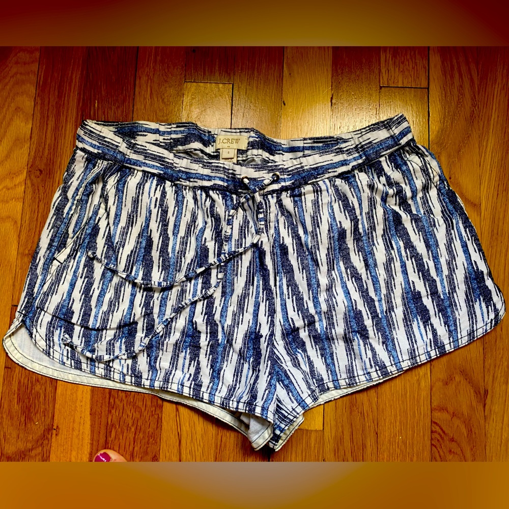J. Crew elastic waist linen style shorts